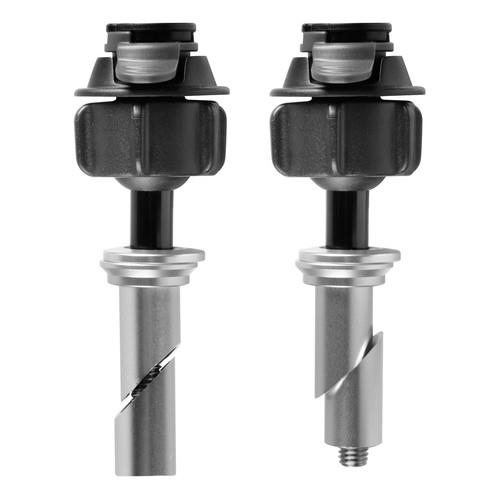 Βιδωτή Βάση Στήριξης Κινητού Tube της σειράς Optiline για την Κεντρική Βίδα της Πλάκας στο Τιμόνι Μηχανής με διάμετρο από 15 mm έως 17,2 mm και σύστημα Duolock, συμβατή με Θήκες ή Αντάπτορες Κινητού Optiline