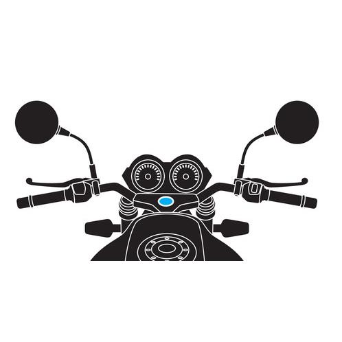 Βιδωτή Βάση Στήριξης Κινητού Tube της σειράς Optiline για την Κεντρική Βίδα της Πλάκας στο Τιμόνι Μηχανής με διάμετρο από 17 mm έως 20,5 mm και σύστημα Duolock, συμβατή με Θήκες ή Αντάπτορες Κινητού Optiline