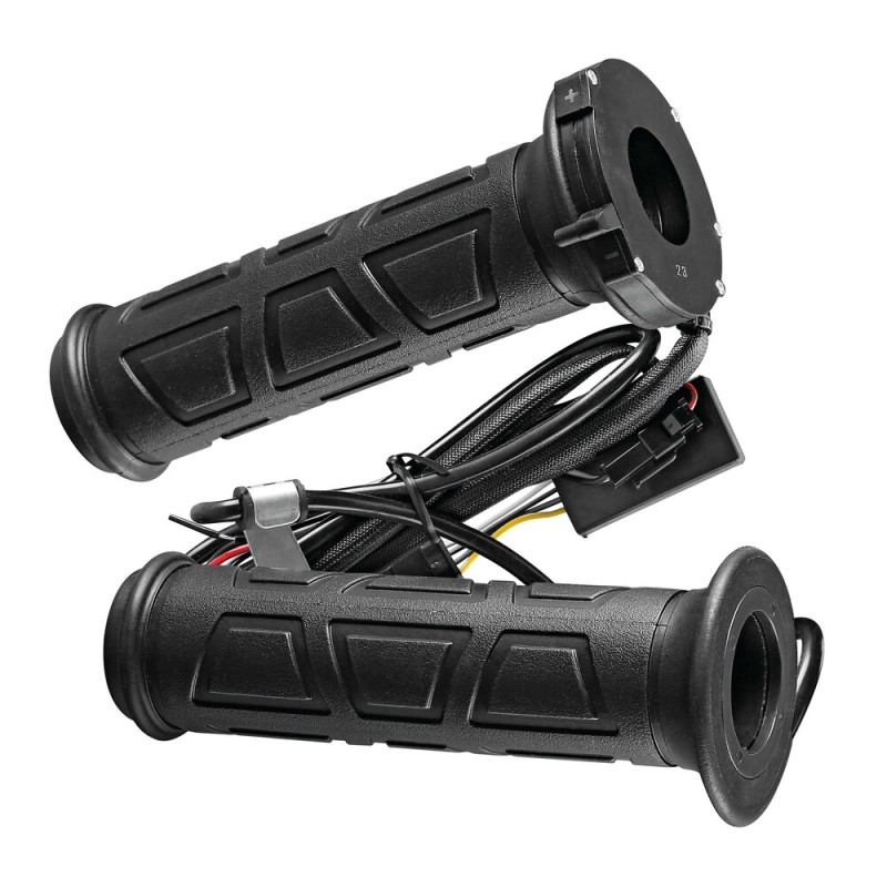 ΧΕΡΟΥΛΙΑ MOTO ΘΕΡΜΑΙΝΟΜΕΝΑ 12V HEATED GRIPS EASY ΜΑΥΡΑ 4 ΕΠΙΠΕΔΩΝ ΘΕΡΜΑΝΣΗΣ LAMPA - 2 ΤΕΜ.