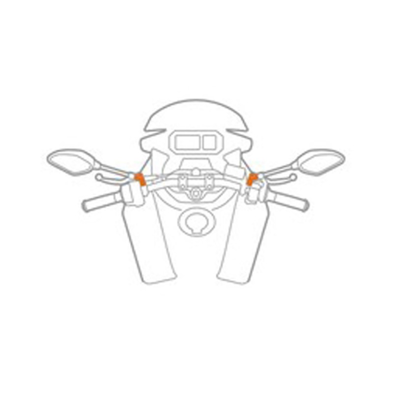 Βάση Στήριξης Κινητού Pole της σειράς Titan Optiline για τις Βάσεις των Καθρεπτών Μηχανής με διάμετρο 10 mm και σύστημα Duolock, συμβατή με Θήκες ή Αντάπτορες Κινητού Optiline