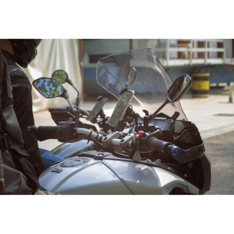 Αερόψυκτη Θήκη Κινητού Chroma της σειράς Titan Optiline Universal Εφαρμογής για κινητά με διαγώνιο μήκος από 131 mm έως 187 mm και 4 σετ αποστάτες, συμβατή με Βάσεις Στήριξης Κινητού Optiline για Μηχανή με σύστημα Duolock