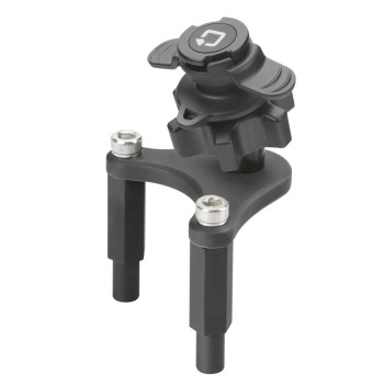 Βάση Στήριξης Κινητού Panigale της σειράς Titan Optiline για τις Βίδες στην Μίζα στο Τιμόνι Μηχανής Panigale 899, 959, V2, 1199, 1299, V4 με σύστημα Duolock, συμβατή με Θήκες ή Αντάπτορες Κινητού Optiline