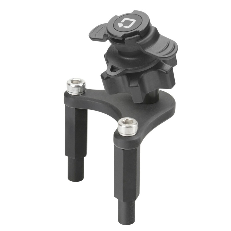 Βάση Στήριξης Κινητού Panigale της σειράς Titan Optiline για τις Βίδες στην Μίζα στο Τιμόνι Μηχανής Panigale 899, 959, V2, 1199, 1299, V4 με σύστημα Duolock, συμβατή με Θήκες ή Αντάπτορες Κινητού Optiline