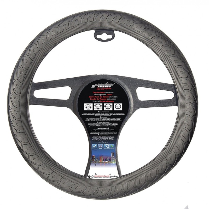 ΚΑΛΥΜΜΑ ΤΙΜΟΝΙΟΥ TYRE SOFT SIL ΜΑΥΡΟ 35-40cm  ΣΙΛΙΚΟΝΗΣ (ΣΧΕΔΙΟ ΕΛΑΣΤΙΚΟ ΑΥΤΟΚΙΝΗΤΟΥ)