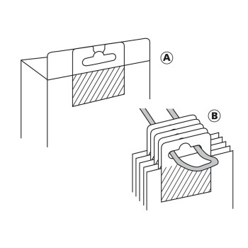 ΑΥΤΟΚΟΛΛΗΤΟ ΚΡΕΜΑΣΤΑΡΑΚΙ ΕΙΔΩΝ ΜΙΚΡΟ ΓΙΑ ΣΤΑΝΤ  LAMPA - 100 ΤΕΜ
