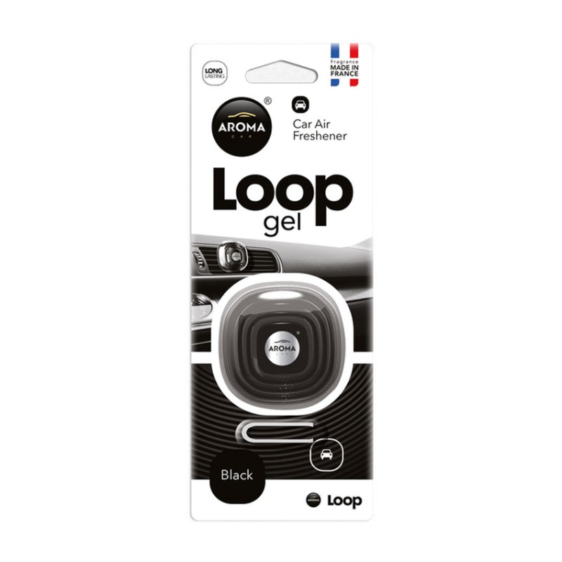 ΑΡΩΜΑΤΙΚΟ ΑΕΡΑΓΩΓΟΥ AROMA CAR LOOP BLACK AMIO - 1 ΤΕΜ.