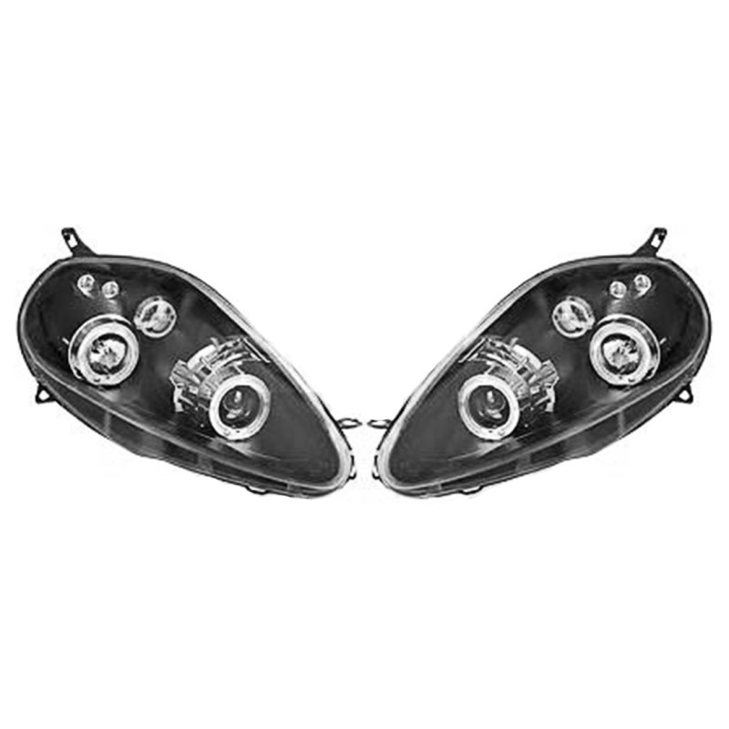 ΦΑΝΑΡΙΑ ΓΙΑ FIAT GRANDE PUNTO 2005-10/2008 ANGELEYES BLACK  ΜΠΡΟΣΤΙΝΑ DIEDERICHS - 2 ΤΕΜ.