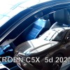 ΑΝΕΜΟΘΡΑΥΣΤΕΣ ΓΙΑ CITROEN C5 X 5D 2021+  SET ΑΠΟ ΕΥΚΑΜΠΤΟ ΦΙΜΕ ΠΛΑΣΤΙΚΟ HEKO - 4 ΤΕΜ.