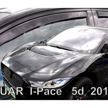 ΑΝΕΜΟΘΡΑΥΣΤΕΣ ΓΙΑ JAGUAR I-PACE 5D 2018+? ΣΕΤ ΑΥΤΟΚΙΝΗΤΟΥ ΑΠΟ ΕΥΚΑΜΠΤΟ ΦΙΜΕ ΠΛΑΣΤΙΚΟ HEKO - 4 ΤΕΜ.