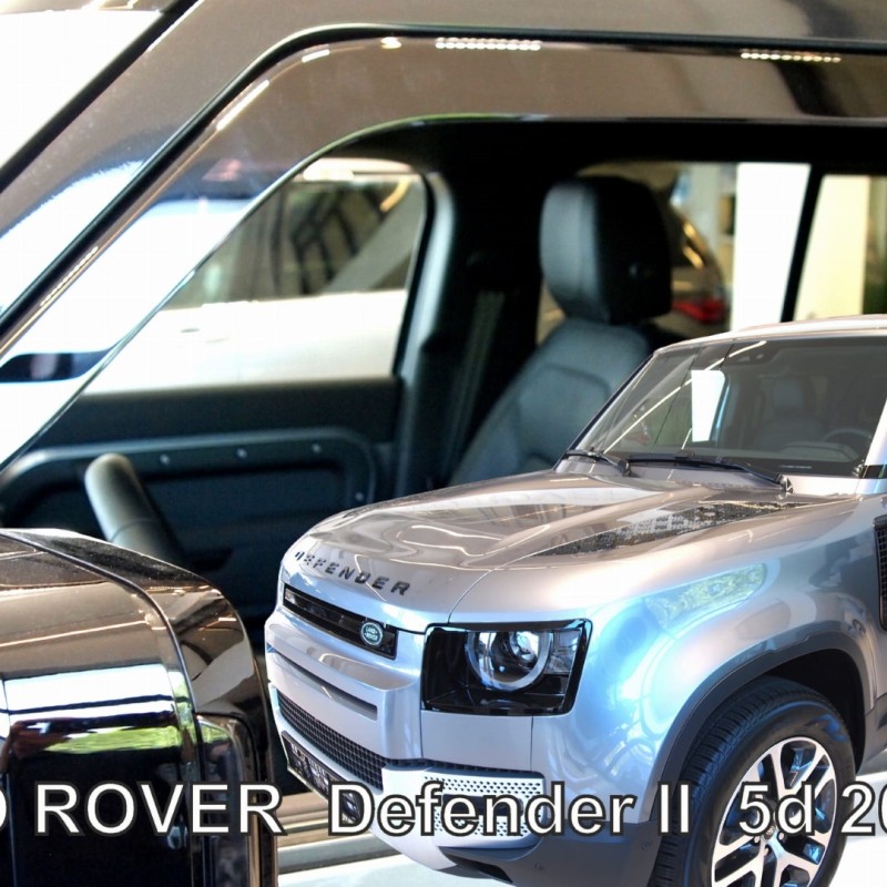 ΑΝΕΜΟΘΡΑΥΣΤΕΣ ΓΙΑ LAND ROVER DEFENDER 5D 2020+ ΖΕΥΓΑΡΙ ΑΠΟ ΕΥΚΑΜΠΤΟ ΦΙΜΕ ΠΛΑΣΤΙΚΟ HEKO - 2 ΤΕΜ.