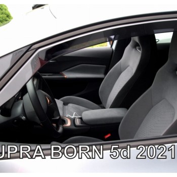 ΑΝΕΜΟΘΡΑΥΣΤΕΣ ΓΙΑ CUPRA BORN 5D 2021+  ΖΕΥΓΑΡΙ ΑΠΟ ΕΥΚΑΜΠΤΟ ΦΙΜΕ ΠΛΑΣΤΙΚΟ HEKO - 2 ΤΕΜ.