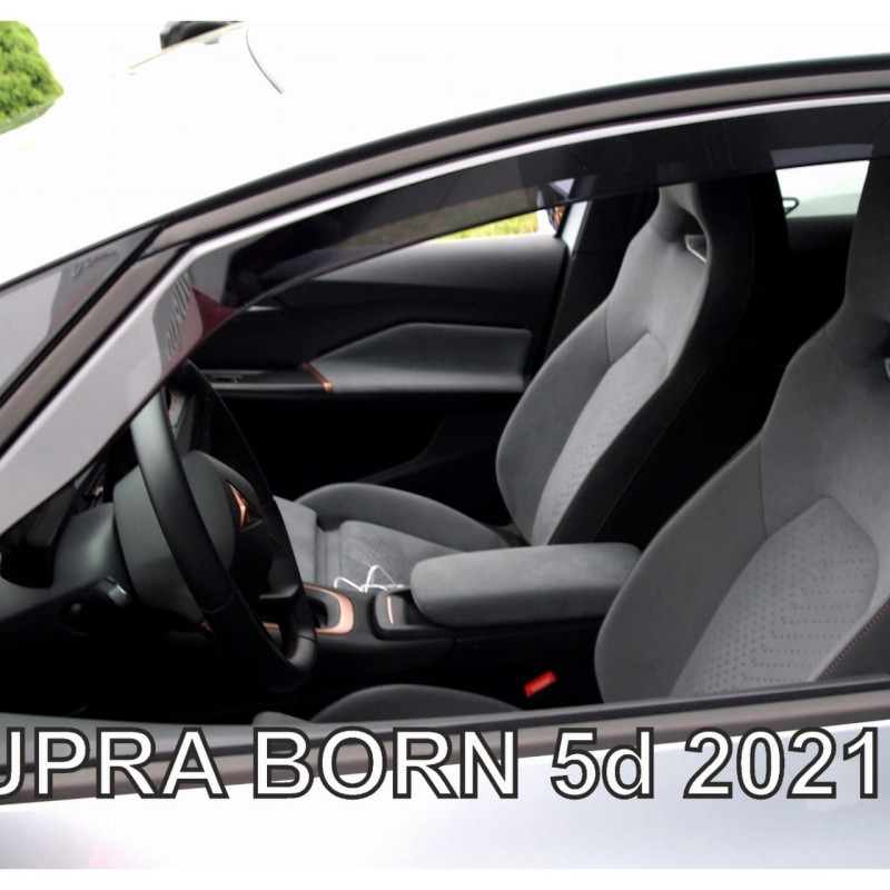 ΑΝΕΜΟΘΡΑΥΣΤΕΣ ΓΙΑ CUPRA BORN 5D 2021+  ΖΕΥΓΑΡΙ ΑΠΟ ΕΥΚΑΜΠΤΟ ΦΙΜΕ ΠΛΑΣΤΙΚΟ HEKO - 2 ΤΕΜ.