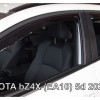 ΑΝΕΜΟΘΡΑΥΣΤΕΣ ΓΙΑ TOYOTA BZ4X (EA10) 5D 2022+ ΣΕΤ ΑΥΤΟΚΙΝΗΤΟΥ ΑΠΟ ΕΥΚΑΜΠΤΟ ΦΙΜΕ ΠΛΑΣΤΙΚΟ HEKO - 4 ΤΕΜ.