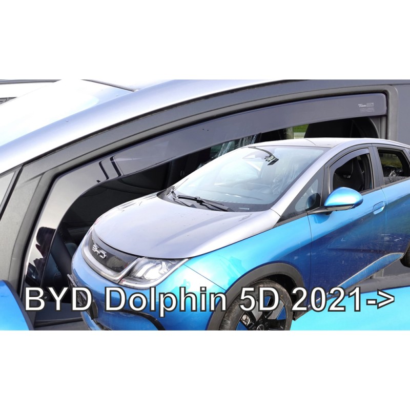 ΑΝΕΜΟΘΡΑΥΣΤΕΣ ΓΙΑ BYD DOLPHIN 5D 2021+ ΣΕΤ ΑΥΤΟΚΙΝΗΤΟΥ ΑΠΟ ΕΥΚΑΜΠΤΟ ΦΙΜΕ ΠΛΑΣΤΙΚΟ HEKO - 4 ΤΕΜ.