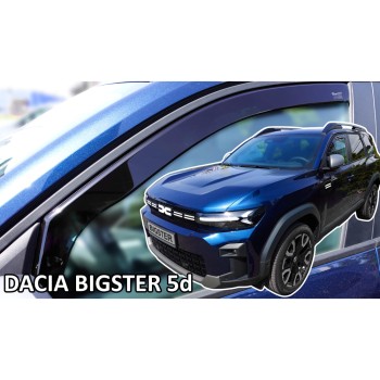 ΑΝΕΜΟΘΡΑΥΣΤΕΣ ΓΙΑ DACIA BIGSTER 5D 2024+ ΖΕΥΓΑΡΙ ΑΠΟ ΕΥΚΑΜΠΤΟ ΦΙΜΕ ΠΛΑΣΤΙΚΟ HEKO - 2 ΤΕΜ