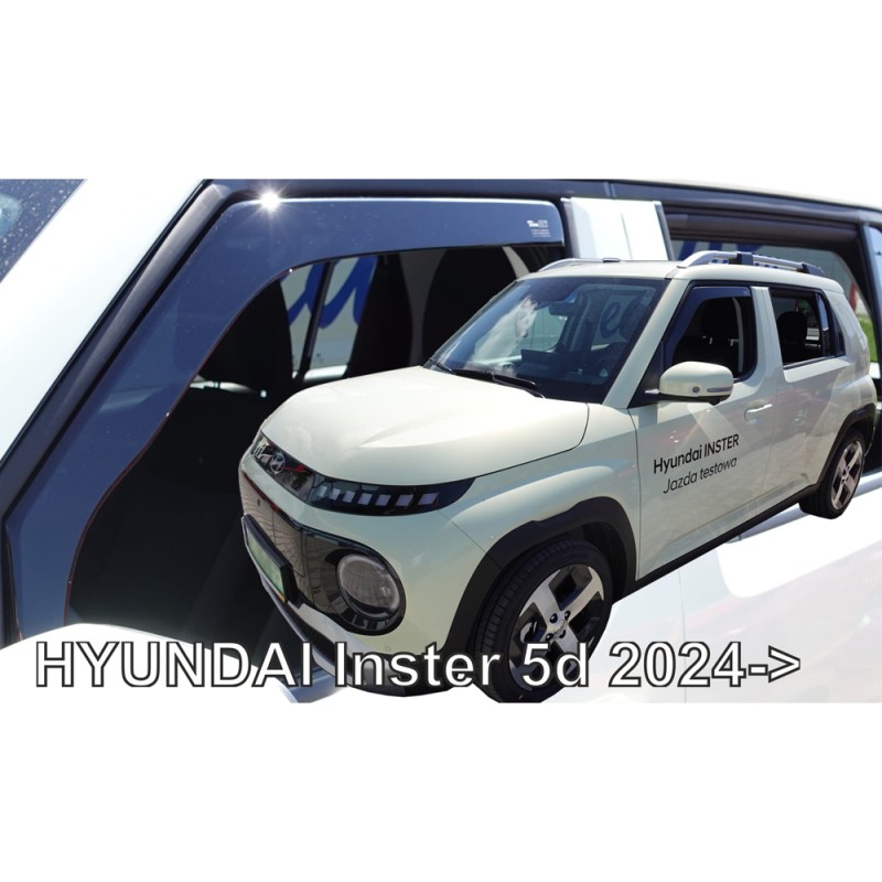 ΑΝΕΜΟΘΡΑΥΣΤΕΣ ΓΙΑ HYUNDAI INSTER 5D 2024+ ΖΕΥΓΑΡΙ ΑΠΟ ΕΥΚΑΜΠΤΟ ΦΙΜΕ ΠΛΑΣΤΙΚΟ HEKO - 2 ΤΕΜ