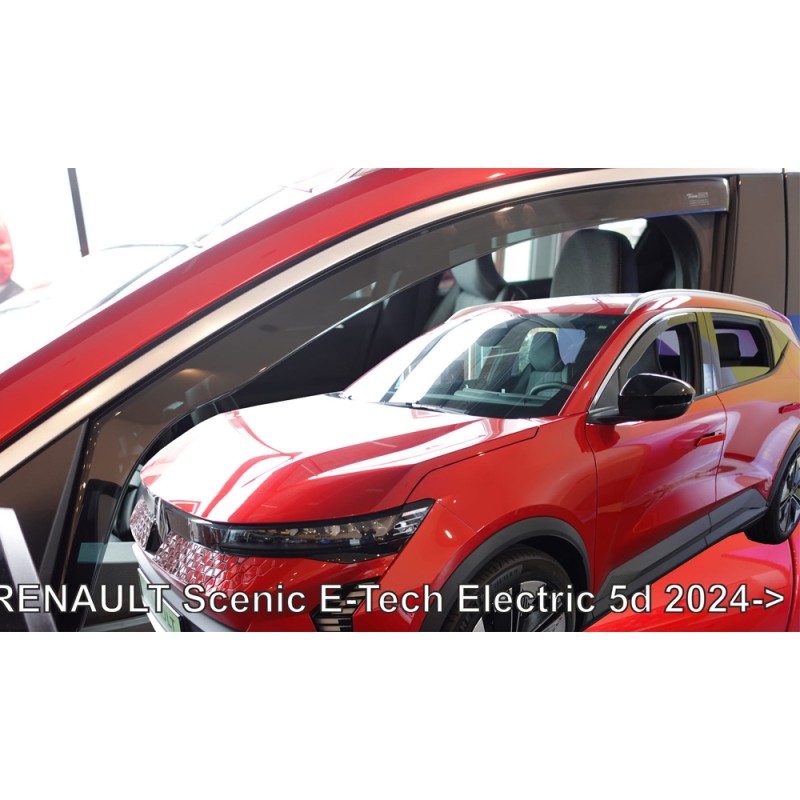 ΑΝΕΜΟΘΡΑΥΣΤΕΣ ΓΙΑ RENAULT SCENIC E-TECH ΗΛΕΚΤΡΙΚΟ 5D 2024+ ΖΕΥΓΑΡΙ ΑΠΟ ΕΥΚΑΜΠΤΟ ΦΙΜΕ ΠΛΑΣΤΙΚΟ HEKO - 2 ΤΕΜ.