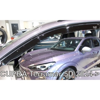 ΑΝΕΜΟΘΡΑΥΣΤΕΣ ΓΙΑ CUPRA TERRAMAR 5D 2024+ ΖΕΥΓΑΡΙ ΑΠΟ ΕΥΚΑΜΠΤΟ ΦΙΜΕ ΠΛΑΣΤΙΚΟ HEKO - 2 ΤΕΜ.