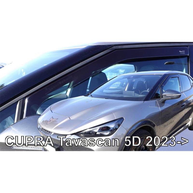 ΑΝΕΜΟΘΡΑΥΣΤΕΣ ΓΙΑ CUPRA TAVASCAN 5D 2023+ ΖΕΥΓΑΡΙ ΑΠΟ ΕΥΚΑΜΠΤΟ ΦΙΜΕ ΠΛΑΣΤΙΚΟ HEKO - 2 ΤΕΜ