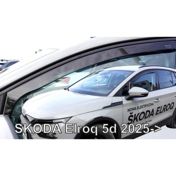 ΑΝΕΜΟΘΡΑΥΣΤΕΣ ΓΙΑ SKODA ELROQ 5D 2025+ ΖΕΥΓΑΡΙ ΑΠΟ ΕΥΚΑΜΠΤΟ ΦΙΜΕ ΠΛΑΣΤΙΚΟ HEKO - 2 ΤΕΜ