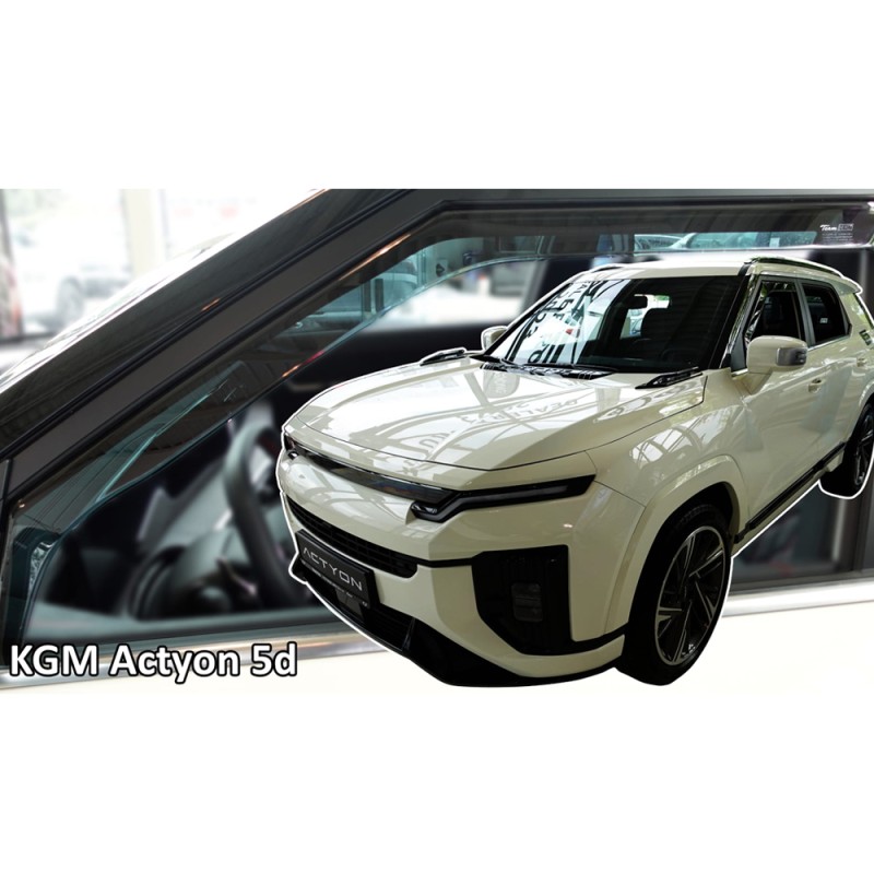 ΑΝΕΜΟΘΡΑΥΣΤΕΣ ΓΙΑ KGM ACTYON 5D 2024+ ΖΕΥΓΑΡΙ ΑΠΟ ΕΥΚΑΜΠΤΟ ΦΙΜΕ ΠΛΑΣΤΙΚΟ HEKO - 2 ΤΕΜ.