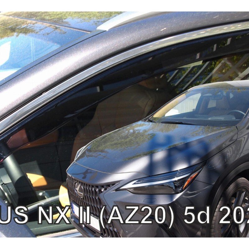 ΑΝΕΜΟΘΡΑΥΣΤΕΣ ΓΙΑ LEXUS NX (AZ20) 5D 2021+ ΣΕΤ ΑΥΤΟΚΙΝΗΤΟΥ ΑΠΟ ΕΥΚΑΜΠΤΟ ΦΙΜΕ ΠΛΑΣΤΙΚΟ HEKO - 4 ΤΕΜ.