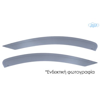 ΖΕΥΓΑΡΙ ΜΠΡΟΣΤΙΝΟΙ ΑΝΕΜΟΘΡΑΥΣΤΕΣ ΕΞΩΤΕΡΙΚΟΙ ΑΥΤΟΚΟΛΛΗΤΟΙ ΓΙΑ VW GOLF 6 3D 2008-2012 AΠΟ ΕΥΚΑΜΠΤΟ ΧΥΤΟ ΑΚΡΥΛΙΚΟ ΓΥΑΛΙ (CAST ACRYLIC GLASS) DGA - 2 ΤΕΜ.