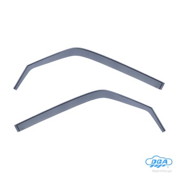 ΖΕΥΓΑΡΙ ΜΠΡΟΣΤΙΝΟΙ ΑΝΕΜΟΘΡΑΥΣΤΕΣ ΓΙΑ MITSUBISHI PAJERO PININ 3D 1998-2004  ΑΠΟ ΕΥΚΑΜΠΤΟ ΧΥΤΟ ΑΚΡΥΛΙΚΟ ΓΥΑΛΙ (CAST ACRYLIC GLASS) DGA - 2 ΤΕΜ.