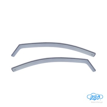 ΖΕΥΓΑΡΙ ΜΠΡΟΣΤΙΝΟΙ ΑΝΕΜΟΘΡΑΥΣΤΕΣ ΓΙΑ TOYOTA AURIS 5D 2012-2019 / AURIS TOURING SPORTS 2013-2019 ΑΠΟ ΕΥΚΑΜΠΤΟ ΧΥΤΟ ΑΚΡΥΛΙΚΟ ΓΥΑΛΙ DGA - 2 ΤΕΜ.