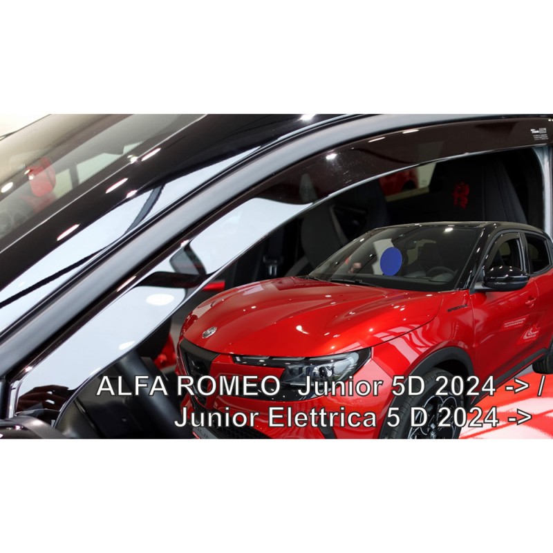 ΑΝΕΜΟΘΡΑΥΣΤΕΣ ΓΙΑ ALFA ROMEO JUNIOR 5D 2024+ SET ΑΠΟ ΕΥΚΑΜΠΤΟ ΦΙΜΕ ΠΛΑΣΤΙΚΟ HEKO - 4 ΤΕΜ.