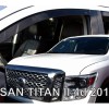 ΑΝΕΜΟΘΡΑΥΣΤΕΣ ΓΙΑ NISSAN TITAN 4D 2015+ ΣΕΤ ΑΥΤΟΚΙΝΗΤΟΥ ΑΠΟ ΕΥΚΑΜΠΤΟ ΦΙΜΕ ΠΛΑΣΤΙΚΟ HEKO - 4 ΤΕΜ.