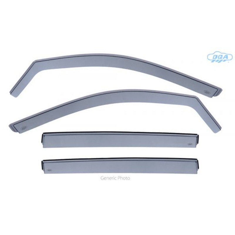 ΣΕΤ ΑΝΕΜΟΘΡΑΥΣΤΕΣ ΓΙΑ CITROEN C3 AIRCROSS 5D 2017+ ΑΠΟ ΕΥΚΑΜΠΤΟ ΧΥΤΟ ΑΚΡΥΛΙΚΟ ΓΥΑΛΙ  (CAST ACRYLIC GLASS) DGA - 4 ΤΕΜ.