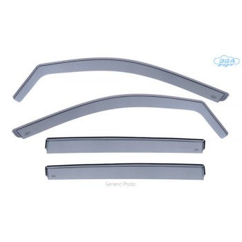 ΣΕΤ ΑΝΕΜΟΘΡΑΥΣΤΕΣ ΓΙΑ HONDA CIVIC 5D 2017-2021 ΑΠΟ ΕΥΚΑΜΠΤΟ ΧΥΤΟ ΑΚΡΥΛΙΚΟ ΓΥΑΛΙ  (CAST ACRYLIC GLASS) DGA - 4 ΤΕΜ.