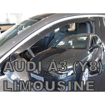 ΑΝΕΜΟΘΡΑΥΣΤΕΣ ΓΙΑ AUDI A3 Y8 LIMOUSINE 4D 2020-2021 / A3 Y8 SPORTBACK 5D 2020-2021 ΖΕΥΓΑΡΙ ΑΠΟ ΕΥΚΑΜΠΤΟ ΦΙΜΕ ΠΛΑΣΤΙΚΟ HEKO - 2 ΤΕΜ.