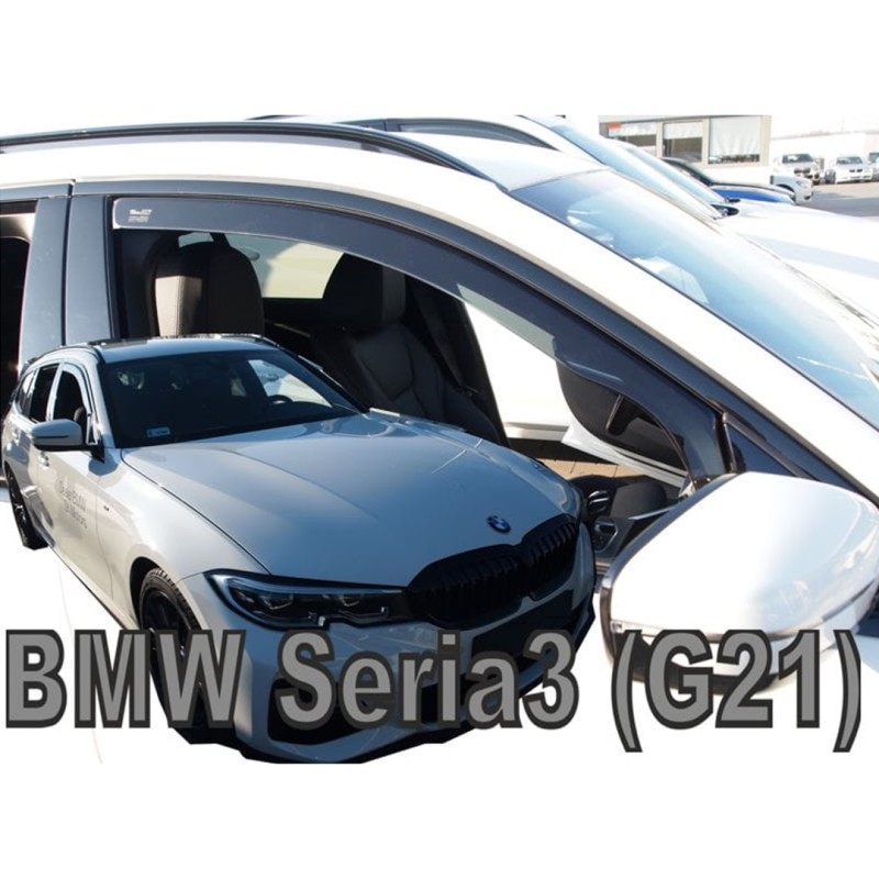 ΑΝΕΜΟΘΡΑΥΣΤΕΣ ΓΙΑ BMW 3 G20 / G21 4D/5D 2019-2021 ΖΕΥΓΑΡΙ ΑΠΟ ΕΥΚΑΜΠΤΟ ΦΙΜΕ ΠΛΑΣΤΙΚΟ HEKO - 2 ΤΕΜ.