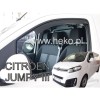ΑΝΕΜΟΘΡΑΥΣΤΕΣ ΓΙΑ CITROEN JUMPY 3 / SPACETOURER / TOYOTA PROACE 2 / PEUGEOT EXPERT 3 / TRAVELLER 2016+ / OPEL VIVARO 3 2019+ ΖΕΥΓΑΡΙ VAN ΑΠΟ ΕΥΚΑΜΠΤΟ ΦΙΜΕ ΠΛΑΣΤΙΚΟ HEKO - 2 ΤΕΜ.