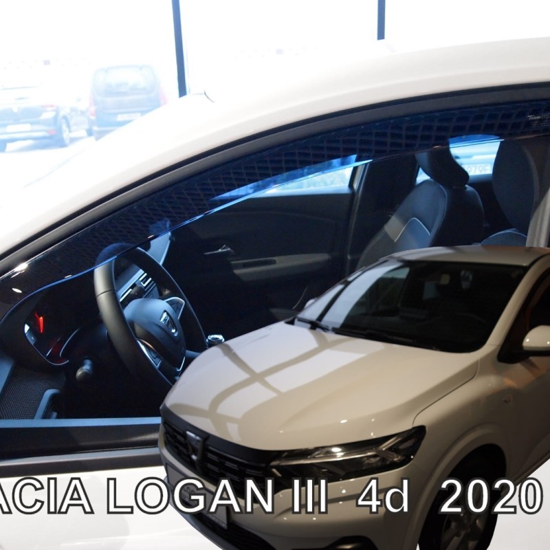 ΑΝΕΜΟΘΡΑΥΣΤΕΣ ΓΙΑ DACIA LOGAN 4D 2004 ΖΕΥΓΑΡΙ ΑΠΟ ΕΥΚΑΜΠΤΟ ΦΙΜΕ ΠΛΑΣΤΙΚΟ HEKO - 2 ΤΕΜ.