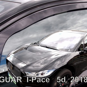 ΑΝΕΜΟΘΡΑΥΣΤΕΣ ΓΙΑ JAGUAR I-PACE 5D 2018+  ΖΕΥΓΑΡΙ ΑΠΟ ΕΥΚΑΜΠΤΟ ΦΙΜΕ ΠΛΑΣΤΙΚΟ HEKO - 2 ΤΕΜ.
