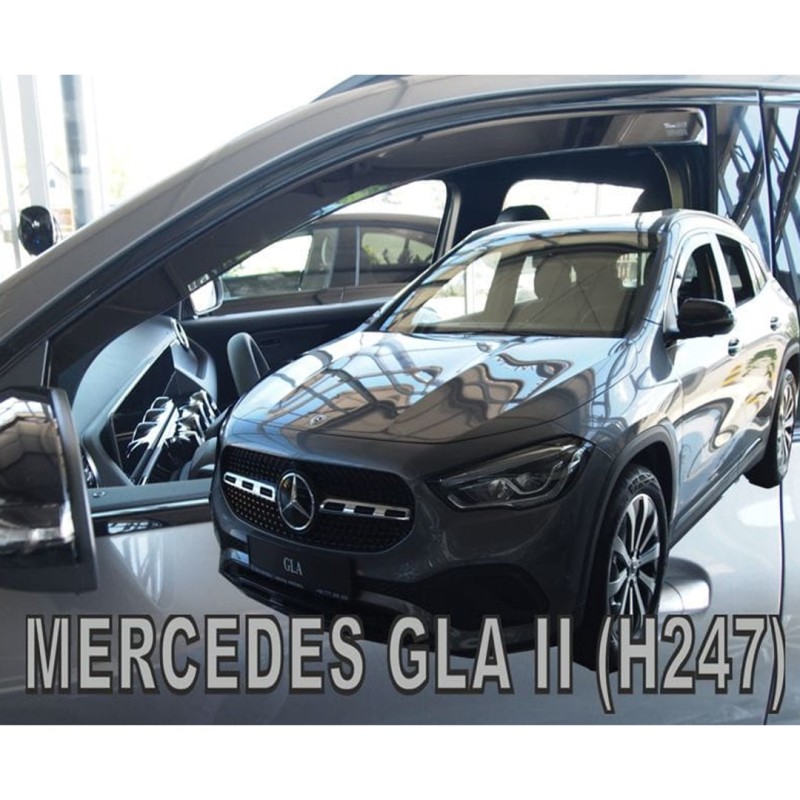 ΑΝΕΜΟΘΡΑΥΣΤΕΣ ΓΙΑ MERCEDES GLA H247 5D 2020+ ΖΕΥΓΑΡΙ ΑΠΟ ΕΥΚΑΜΠΤΟ ΦΙΜΕ ΠΛΑΣΤΙΚΟ HEKO - 2 ΤΕΜ.