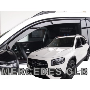 ΑΝΕΜΟΘΡΑΥΣΤΕΣ ΓΙΑ MERCEDES GLB X247 5D 2019+ ΖΕΥΓΑΡΙ ΑΠΟ ΕΥΚΑΜΠΤΟ ΦΙΜΕ ΠΛΑΣΤΙΚΟ HEKO - 2 ΤΕΜ.