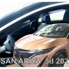 ΑΝΕΜΟΘΡΑΥΣΤΕΣ ΓΙΑ NISSAN ARIYA 5D 2022+? ΣΕΤ ΑΥΤΟΚΙΝΗΤΟΥ ΑΠΟ ΕΥΚΑΜΠΤΟ ΦΙΜΕ ΠΛΑΣΤΙΚΟ HEKO - 4 ΤΕΜ.