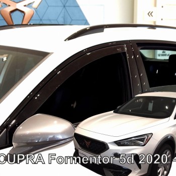 ΑΝΕΜΟΘΡΑΥΣΤΕΣ ΓΙΑ MERCEDES EQC N293 5D 2019+ / CUPRA FORMENTOR 5D 2020+ ΑΥΤΟΚΙΝΗΤΟΥ ΑΠΟ ΕΥΚΑΜΠΤΟ ΦΙΜΕ ΠΛΑΣΤΙΚΟ HEKO - 2 ΤΕΜ.