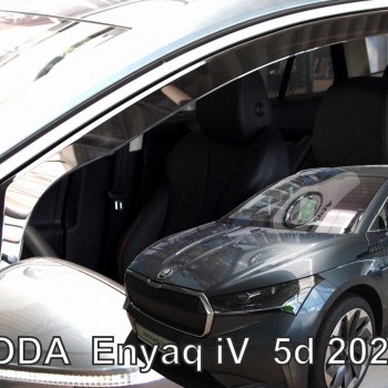 ΑΝΕΜΟΘΡΑΥΣΤΕΣ ΓΙΑ SKODA ENYAQ 5D 2020+ ΑΥΤΟΚΙΝΗΤΟΥ ΑΠΟ ΕΥΚΑΜΠΤΟ ΦΙΜΕ ΠΛΑΣΤΙΚΟ HEKO - 2 ΤΕΜ.