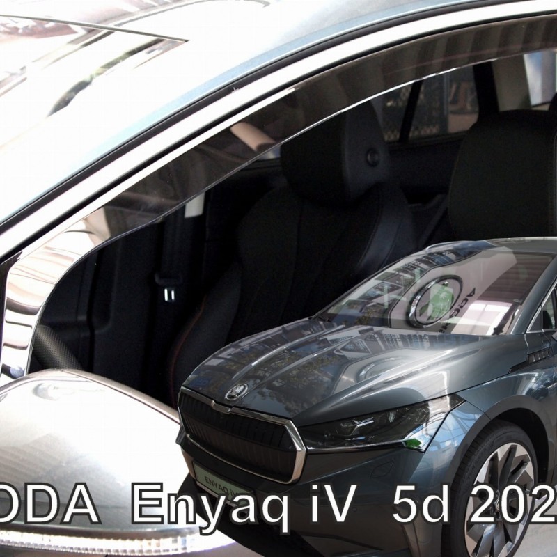 ΑΝΕΜΟΘΡΑΥΣΤΕΣ ΓΙΑ SKODA ENYAQ 5D 2020+ ΑΥΤΟΚΙΝΗΤΟΥ ΑΠΟ ΕΥΚΑΜΠΤΟ ΦΙΜΕ ΠΛΑΣΤΙΚΟ HEKO - 2 ΤΕΜ.