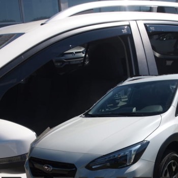 ΑΝΕΜΟΘΡΑΥΣΤΕΣ ΓΙΑ SUBARU XV 5D 2018+  ΣΕΤ ΑΥΤΟΚΙΝΗΤΟΥ ΑΠΟ ΕΥΚΑΜΠΤΟ ΦΙΜΕ ΠΛΑΣΤΙΚΟ HEKO - 4 ΤΕΜ.