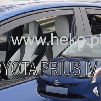 ΑΝΕΜΟΘΡΑΥΣΤΕΣ ΓΙΑ TOYOTA PRIUS 5D 2016+ ΣΕΤ ΑΥΤΟΚΙΝΗΤΟΥ ΑΠΟ ΕΥΚΑΜΠΤΟ ΦΙΜΕ ΠΛΑΣΤΙΚΟ HEKO - 4 ΤΕΜ.