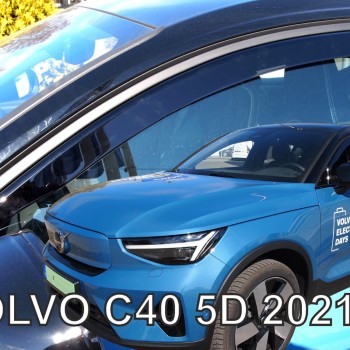 ΑΝΕΜΟΘΡΑΥΣΤΕΣ ΓΙΑ VOLVO C40 5D 2021+  ΖΕΥΓΑΡΙ ΑΠΟ ΕΥΚΑΜΠΤΟ ΦΙΜΕ ΠΛΑΣΤΙΚΟ HEKO - 2 ΤΕΜ.