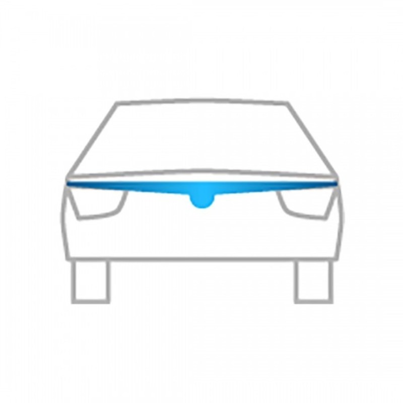 ΑΝΕΜΟΘΡΑΥΣΤΗΣ ΚΑΠΩ ΑΥΤΟΚΙΝΗΤΟΥ ΓΙΑ AUDI 80 B3 4D 1986-1991 ΑΠΟ ΕΥΚΑΜΠΤΟ ΦΙΜΕ ΠΛΑΣΤΙΚΟ HEKO - 1 ΤΕΜ.