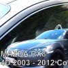 ΑΝΕΜΟΘΡΑΥΣΤΕΣ ΓΙΑ MAZDA RX8 4D 2003-2012 COUPE ΖΕΥΓΑΡΙ ΑΠΟ ΕΥΚΑΜΠΤΟ ΦΙΜΕ ΠΛΑΣΤΙΚΟ HEKO - 2 ΤΕΜ.