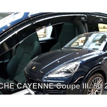 ΣΕΤ ΑΝΕΜΟΘΡΑΥΣΤΕΣ ΑΥΤΟΚΙΝΗΤΟΥ ΑΠΟ ΕΥΚΑΜΠΤΟ ΦΙΜΕ ΠΛΑΣΤΙΚΟ HEKO ΓΙΑ PORSCHE CAYENNE COUPE 5D 2019+  - 4 ΤΕΜ.